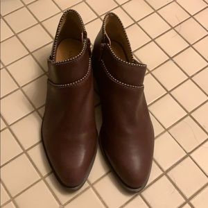 Lucky Brand ankle boots burgundy 7M/37.5